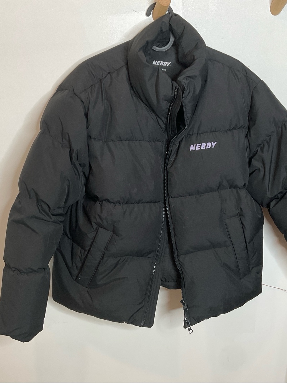 Kids Black Puffer Jacket